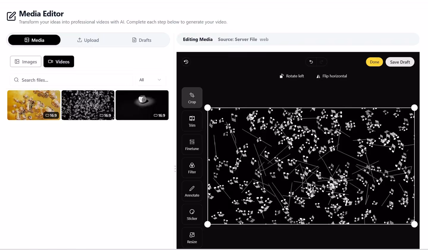 Image editing tools in Qten AI