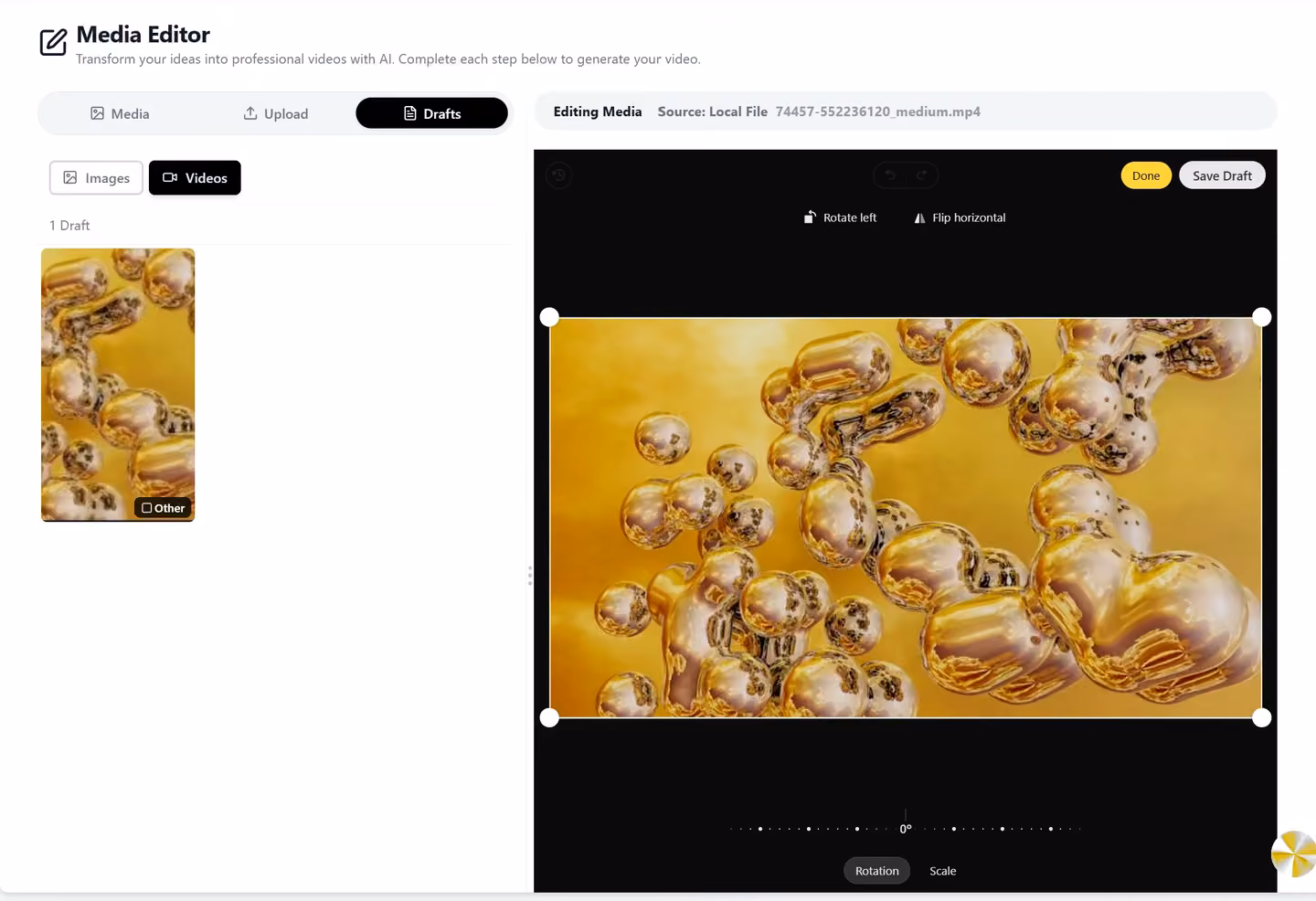 Export and save interface in Qten AI